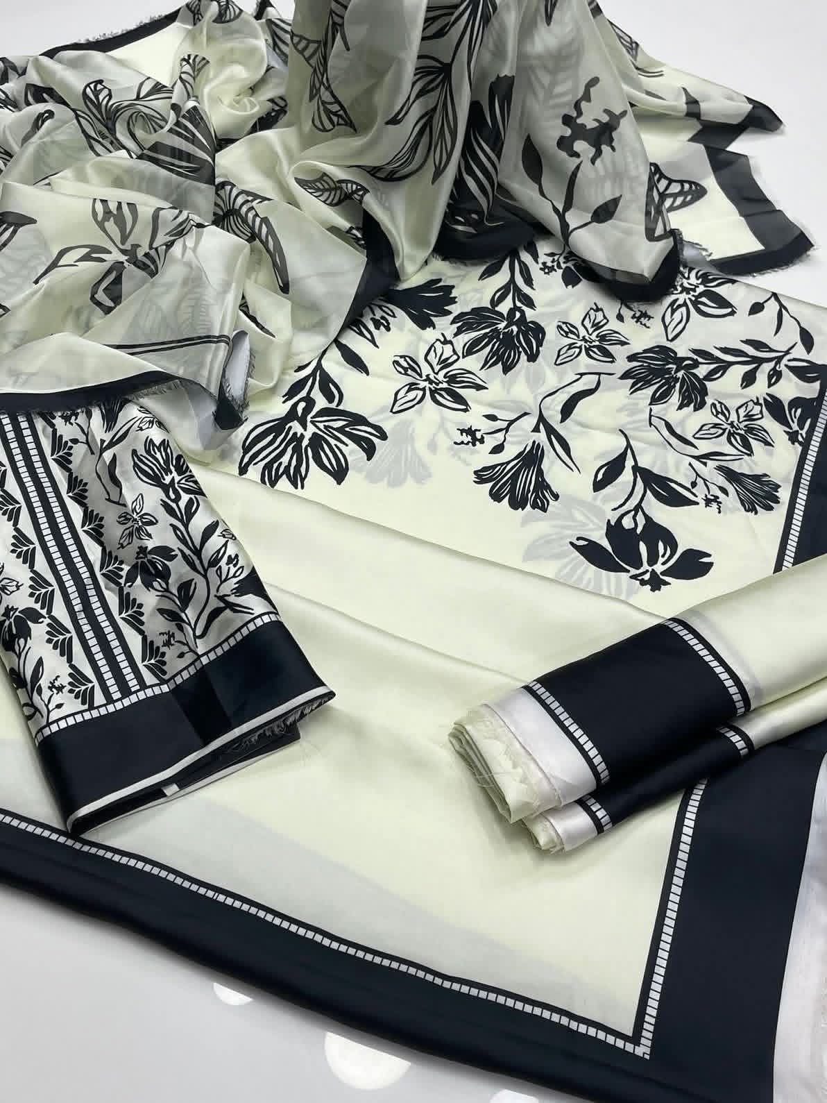 WINTER SILK DIGITAL PRINTED 3-PIECE - SD#59